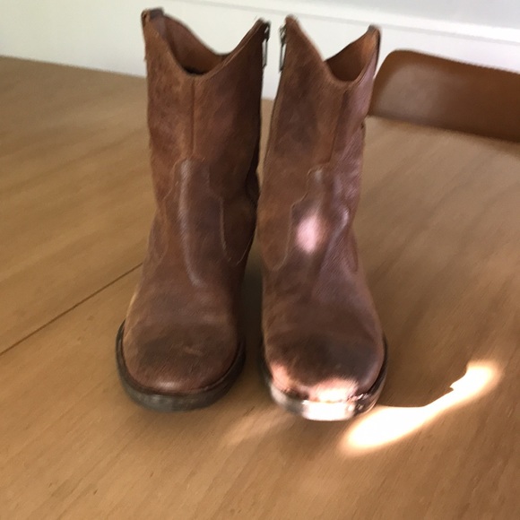 Born brown zip up boots - Picture 2 of 5